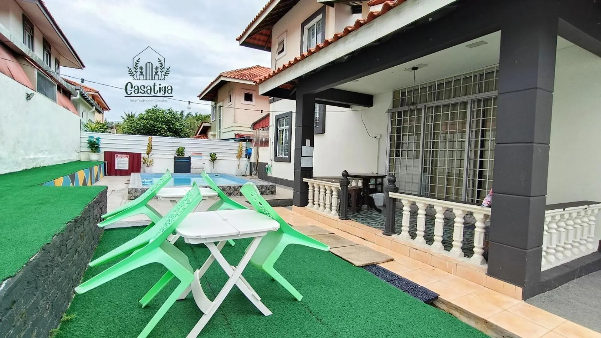 Casatiga Pool Homestay In Melaka Musliim Only Casa de Férias